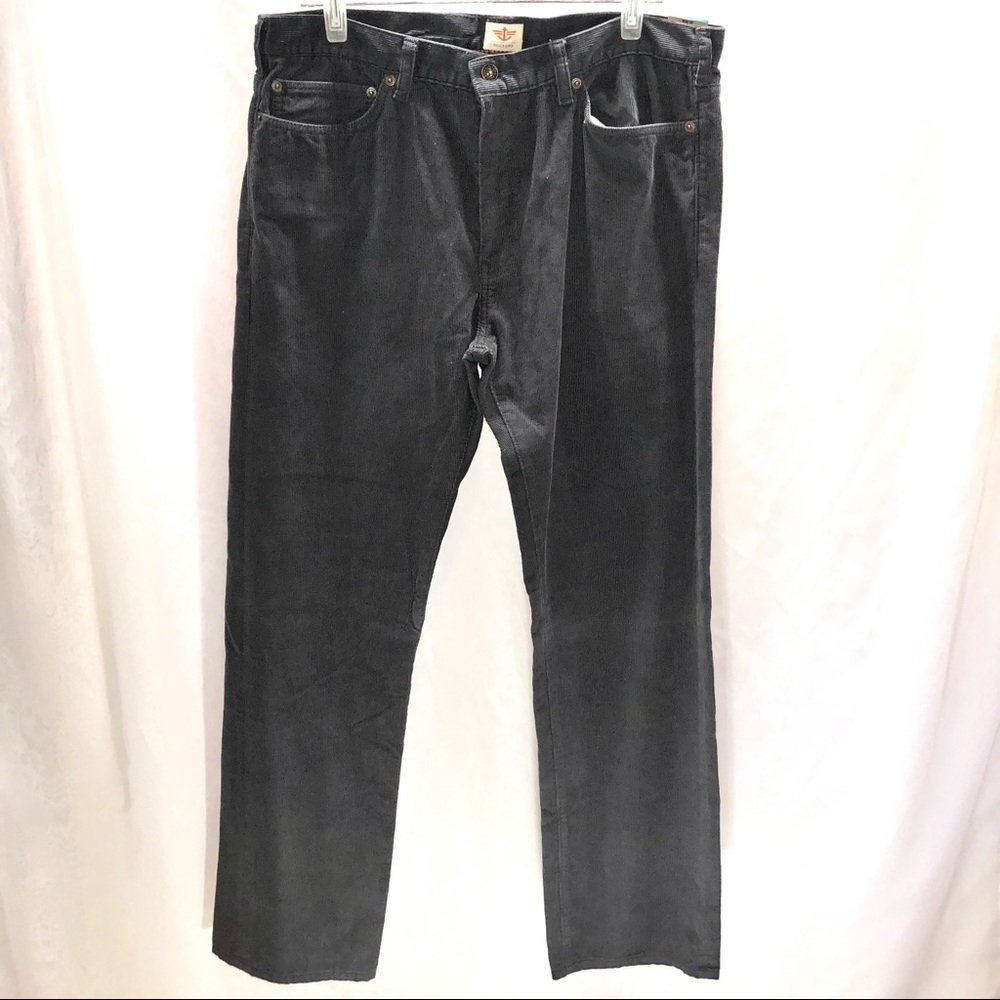 NWT Dockers straight fit 36 W 32 L gray corduroy